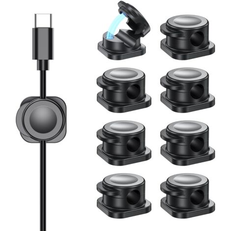 Dwafill Étui à Lunettes Suspendu Avec Clip Magnétique - Lot De 2, Parfait Pour Sport Et Voyage