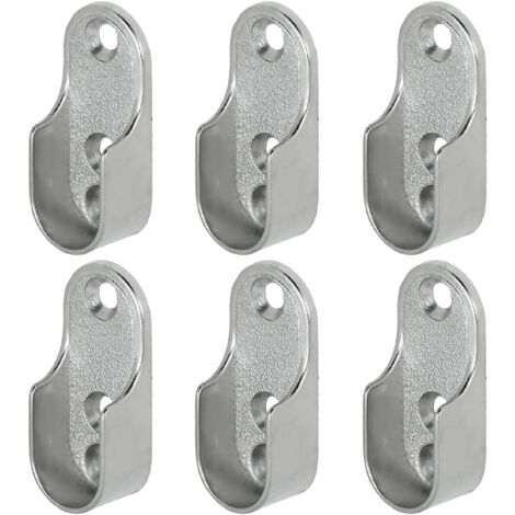 Porta Cappelli Da Parete Pizsieat 10 Pezzi - Supporto Metallico Per Sciarpe, Borse, Asciugamani, Nero - Foto 4