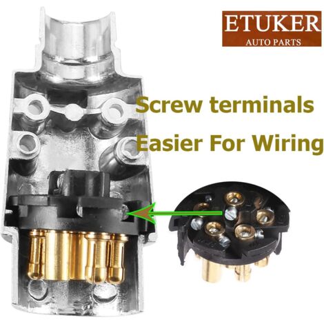 Connecteur Fiche 6 Broches Et Pince S12020-27 Pour Soudeuse Lincoln - Connexion TIG/MIG, Neuf