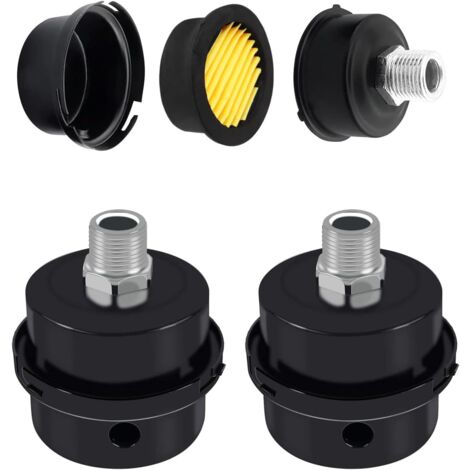 4 Silencieux Pneumatiques PSF-8 - Réducteur De Bruit Pour Air Comprimé, Outils Pneumatiques