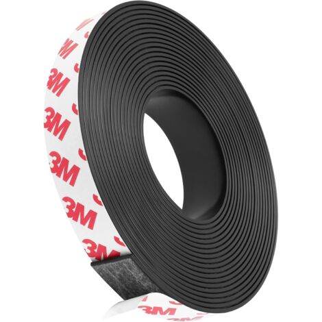 Bande Magnétique Autocollante Forte JCUGSBS 4M X 15mm X 1.5mm - Ruban Aimanté Puissant Pour Organisation Et DIY