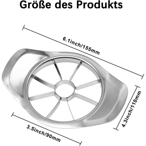 Coupe-fruit 4 En 1 Pour Raisins, Tomates Cerises, Fraises - Acier Inoxydable, Design Ergonomique, Facile à Nettoyer