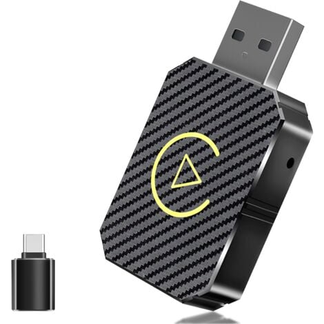 Adaptateur Android Auto sans Fil & Carplay sans Fil, 2 en 1 Pour Adaptateur Sans fil Car play Voiture et Android Auto, Compatible avec Les Voitures à partir de 2016 et Phone iOS 10+,Android 11+