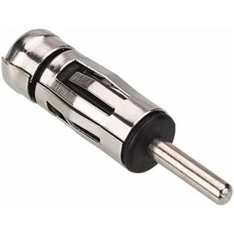 2 Pièces Adaptateur Antenne Autoradio DIN Mâle Vers ISO