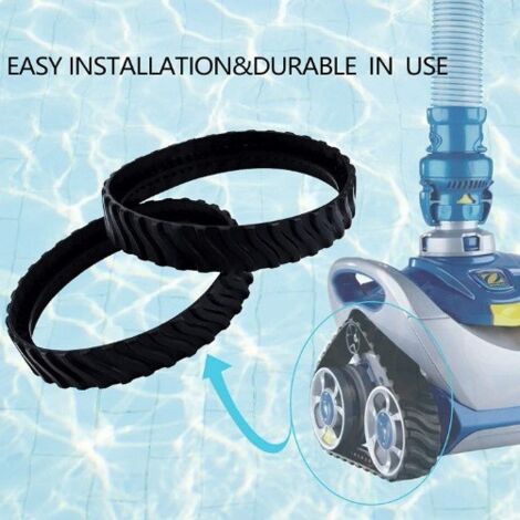 Lote De 2 Orugas De Repuesto Para Robot Zodiac MX8/MX6 - Rueda R0526100, Fácil Instalación