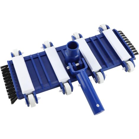 Tête D'aspirateur Pour Piscine - Avec Roues Pivotantes - Nettoyage Fond Piscine Béton/plâtre - Robustesse Accrue