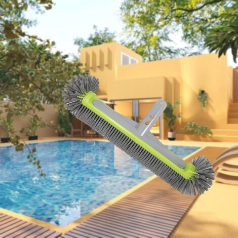 Brosse De Piscine 17,5″ PooLiFE - Nettoyage Parois & Sols, Poils Nylon, Clip Easy