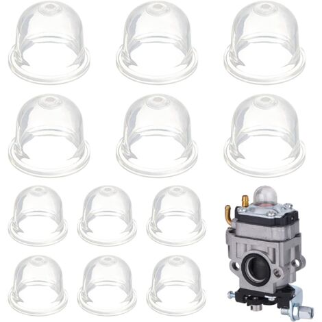 20 Ampoules D'Amorçage Pour Carburateur - 19mm Et 22mm - Pour Tondeuse, Tronçonneuse, Taille-Haie - Caoutchouc Transparent - 4