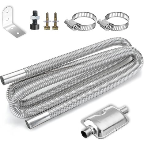 Connecteur D'Échappement En T 75 Mm Avec Double Clapet - Pour Chauffage De Stationnement Propex, Répartition Flux D'Air Chaud