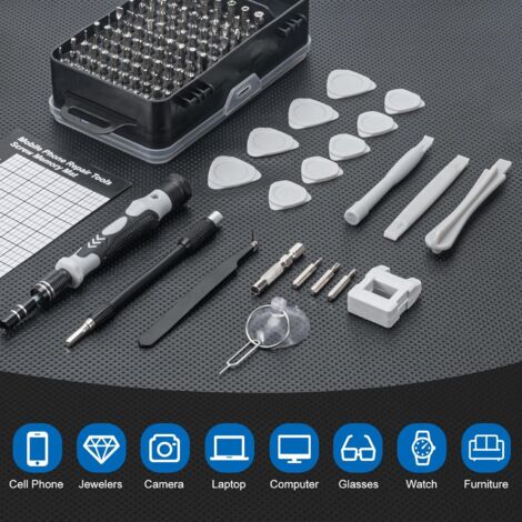 Kit Tournevis De Précision Xzante 122 En 1 - Malette Noire - Embrots Magnétiques - Cadeau