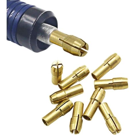 Lot De 5 Mandrins En Acier Avec Tige De 6 Mm Pour Disques De