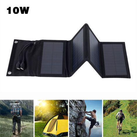 Chargeur De Panneau Solaire, 20W 5.5V Pliable Portable Forte Puissance
