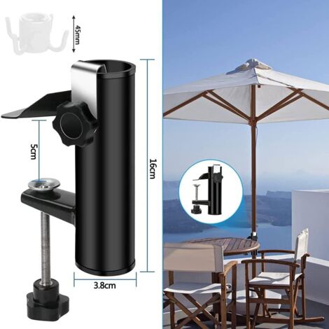 Pince Porte-parapluie Universelle - Clip Pour Trépied, Caméra Ou Support - Accessoire Pratique