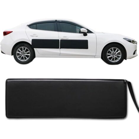 4 Protecteurs De Bord De Porte Voiture - Autocollants Caoutchouc Noir Anti-Rayures