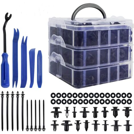 Clips Voiture 965 Pièces Rivet Plastique Voiture Clips, 26 Tailles Clips De Fixation Avec Outil De Clips De Fixation Voiture Clips Voiture 965 Pièces Rivet Plastique Voiture Clips, 26 Tailles Clips De Fixation Avec Outil De Clips De Fixation Voiture