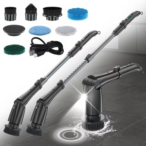 Épurateur électrique sans fil Épurateur électrique à Rotation, Brosse de Nettoyage de Douche Épurateur électrique sans fil Épurateur électrique à Rotation, Brosse de Nettoyage de Douche