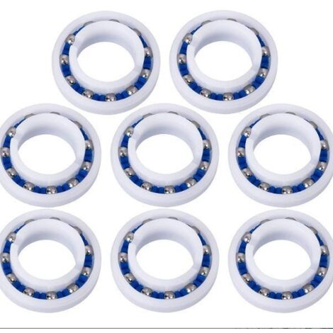 Kit Réparation Nettoyeur Piscine Polaris 280/180 - 8 Roulements + 6 Vis + 6 Rondelles - Entretien Roues Oscillantes C60 C55