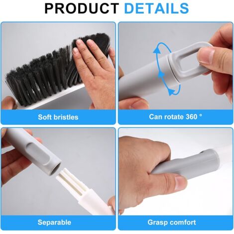 EVTSCan Balayeuse Double Rouleau Pour Canapé Et Lit - Nettoyage Débris Et Poils D'Animaux