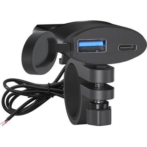 Prise Usb Moto Etanche Charge Rapide Interrupteur, Très Mince Prise De