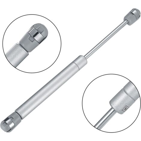 Jdel Lot De 4 Vérins à Gaz Amortisseurs Meubles Cuisine Ressort Hydraulique Portes Levables Charnières Ressort Armoire Avec Vis (120 N / 12 Kg 270 Mm