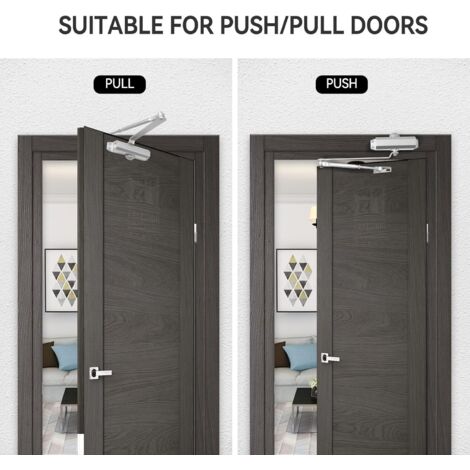 Ferme-portes Automatique Réglable Contrôle Jusqu'à 45 -65KG, Ferme