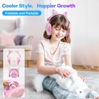 Casque Anti-bruit Enfant Cumunebula - Pliable Et Réglable - SNR 28dB - Pour étude, Concerts