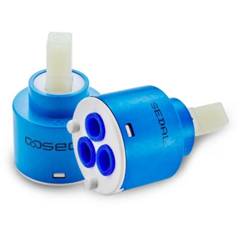 Cartuccia Ceramica Per Rubinetto 35/40mm - Valvola Disco Per Miscelatori Cucina E Bagno - Foto 7