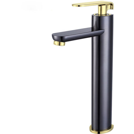 Rubinetto Lavabo Bagno Nero Con Miscelatore - Acciaio Inox, 2 Tubi Inclusi, Design Moderno E Antimacchia - Foto 7