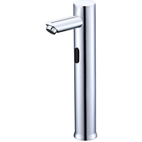 Rubinetto Elettronico Per Lavabo S1 - Sensore Automatico Ad Infrarossi - Solo Acqua Fredda - Cromato - Foto 8