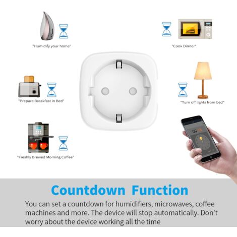 Timer Da Cucina Digitale Con Conto Alla Rovescia, Allarme Silenzioso/forte, Interruttore On/off