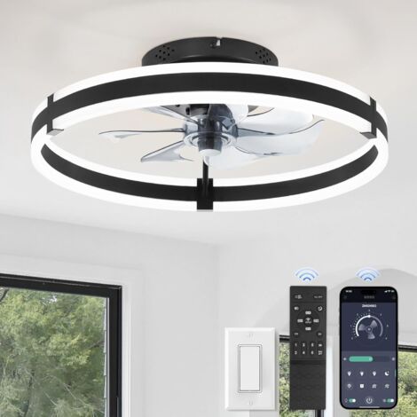 YUNZI Moderno Ventilatore Da Soffitto Con Illuminazione E Telecomando - Foto 5