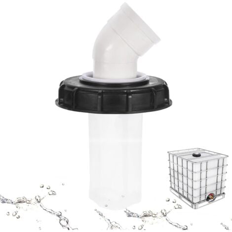 Coperchio per serbatoio IBC GEDEGOOK 45° con filtro in nylon lavabile per serbatoio di acqua piovana IBC da 1000 litri, filtro per coperchio IBC, accessori per serbatoio IBC, filtro per acqua piovana 
