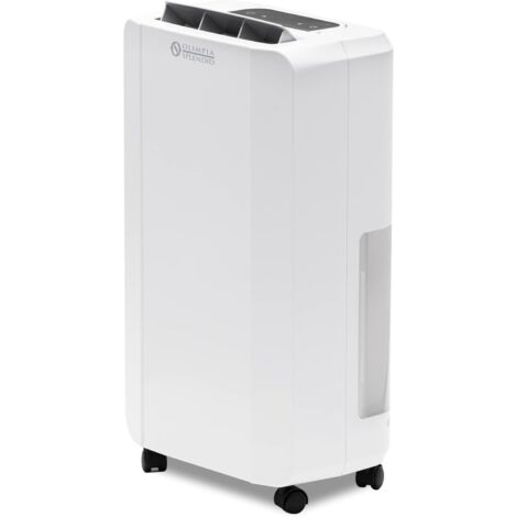 Olimpia Splendid - 01939 Aquaria Slim 10 P - Déshumidificateur 10 litres par jour avec réservoir amovible, programmateur 24 heures intégrée et système Pure, gaz naturel R290, blanc (1/5)