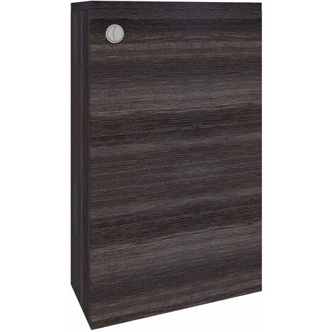 Aquariss 500mm Bathroom Back to Wall Toilet Unit Grey Flat Pack (1/4)