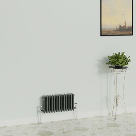 WarmeHaus Traditional Radiator Anthracite Triple Column 300x607mm (1/5)