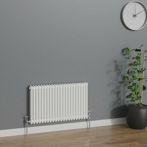 WarmeHaus Traditional Radiator White Triple Column 600x1012mm (1/5)
