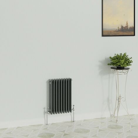 WarmeHaus Traditional Radiator Anthracite Triple Column 600x427mm (1/5)