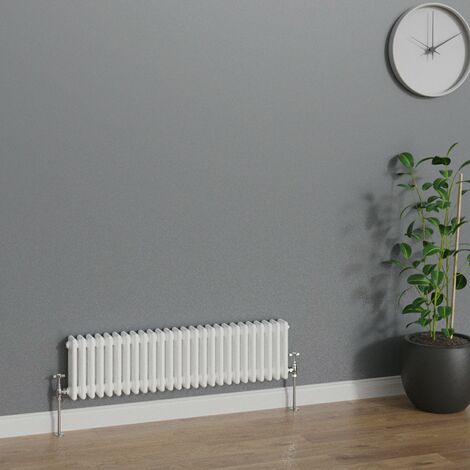 WarmeHaus Traditional Radiator White Triple Column 300x1192mm (1/5)