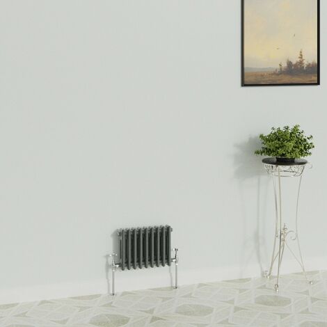 WarmeHaus Traditional Anthracite 2 Column Radiator 300x425mm (1/5)