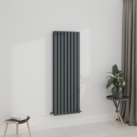 WarmeHaus Anthracite 1600x550mm Vertical Designer Column Radiator ...