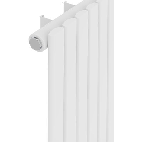 WarmeHaus Horizontal 600x612mm Flat Panel Radiator White Single