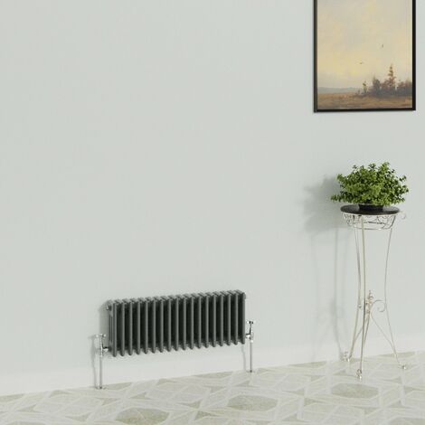 WarmeHaus Traditional Radiator Anthracite Triple Column 300x832mm (1/5)