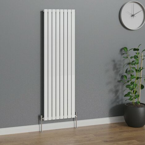 WarmeHaus Vertical 1800x544mm Flat Panel Radiator White Single (1/5)