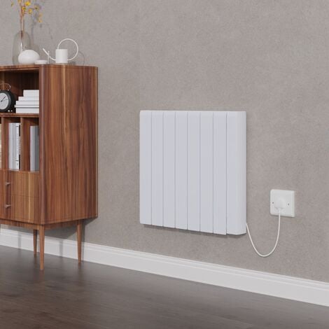 Warmehaus Electric Ceramic WIFI Electric Heater 2000W 7 Fin White