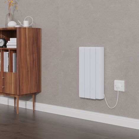 Warmehaus Electric Ceramic WIFI Electric Heater 700W 3 Fin White