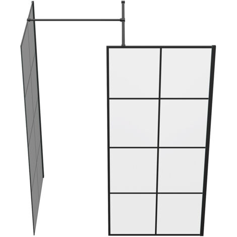 solved panel (c) panel (d) refer to figure 4-27. panel... Aquariss Walk in 700mm Front Panel+700mm Side Panel Grid Black