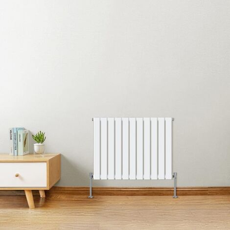 Warmehaus 600x750mm Horizontal Radiator Flat Panel Single White