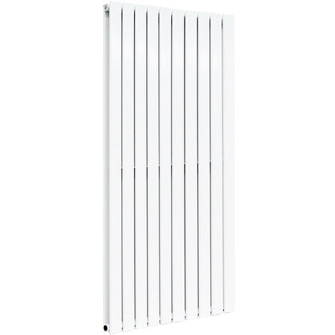 Warmehaus White Radiator Flat Panel Vertical Double 1600x680mm