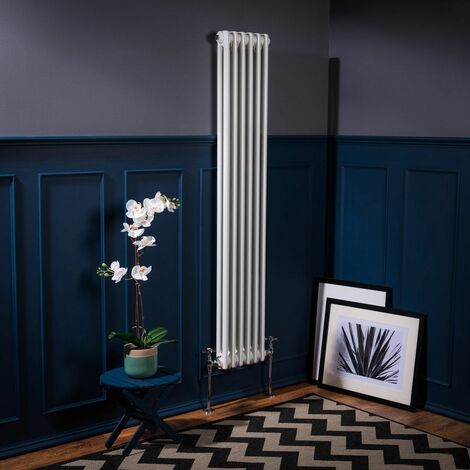 WarmeHaus Traditional Radiator White Double Panel 1500x290mm (1/5)