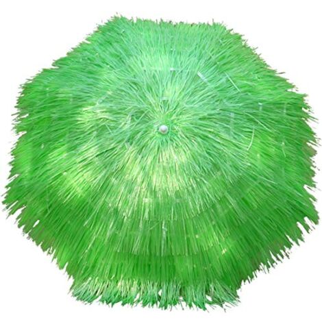 Outdoor Patio Hawaiian Parasol Beach Sun Shade Protection Umbrella Tilting Green